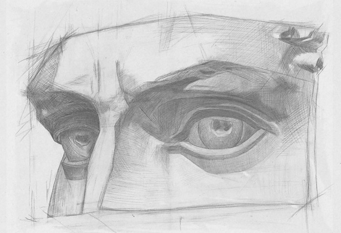 Рисование частей лица (глаза)